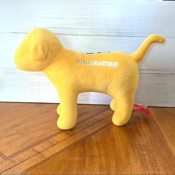 Pink Yellow Dog Pink Nation plush - Picture 4 of 5